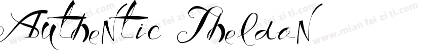 Authentic Sheldon字体转换